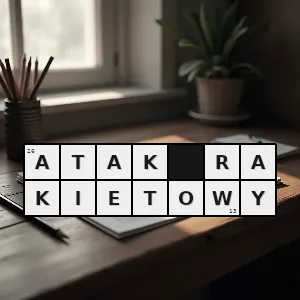 Hasło krzyżówkowe manewr zbliżania samolotu do obiektu przeciwnika w celu zajęcia pozycji i wystrzelenia rakiety lub zrzucenia bomby - atak rakietowy – rozwiązanie, synonimy, podpowiedzi i definicje krzyżówkowe